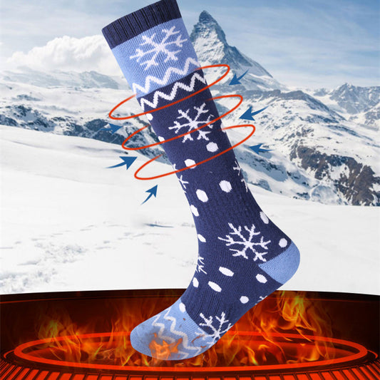 Outdoor Riding Ski Heating Socks USB