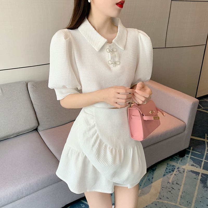 Summer Light Mature-style Sweet Womens Outfit With A Hong Kong Vibe