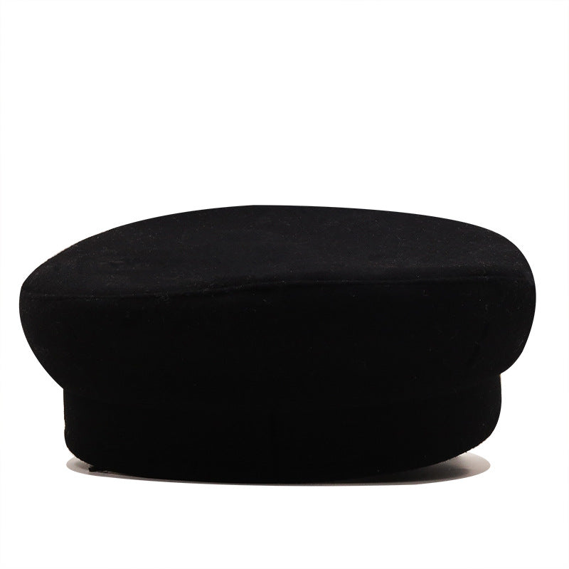 Street Versatile Chain Military Hat Fashion