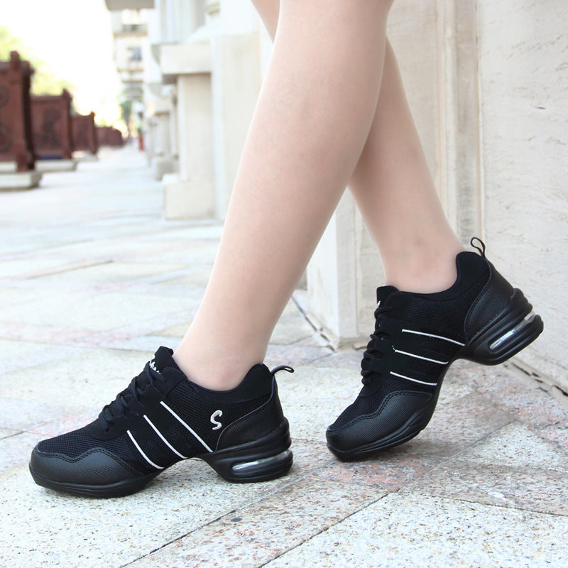 Kids children dance shoes students men and women soft bottom exercises