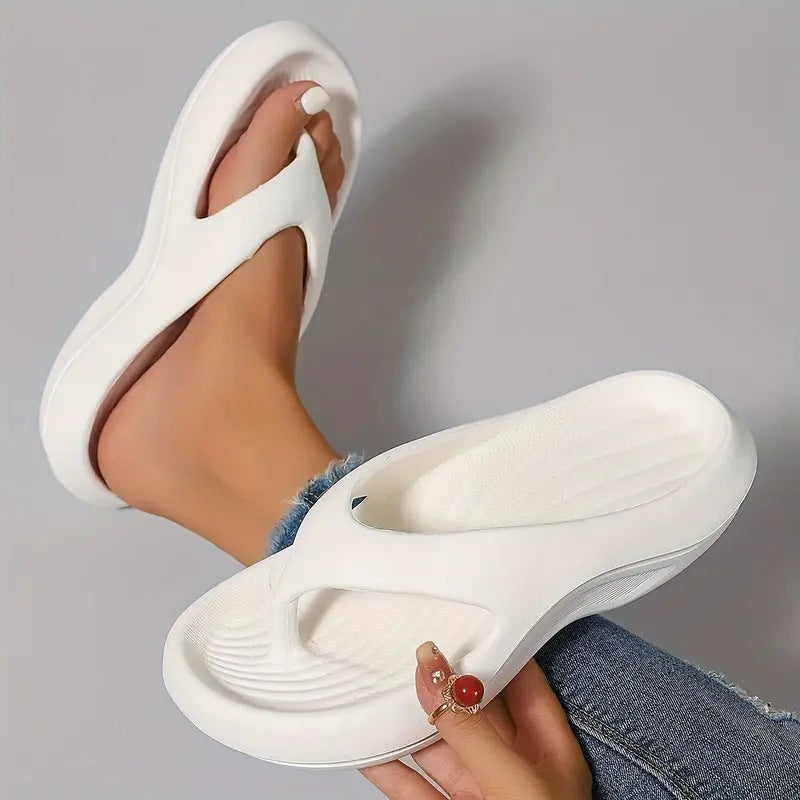 Women's Thick-soled Flip-flops Non-slip Non-stinky Slippers