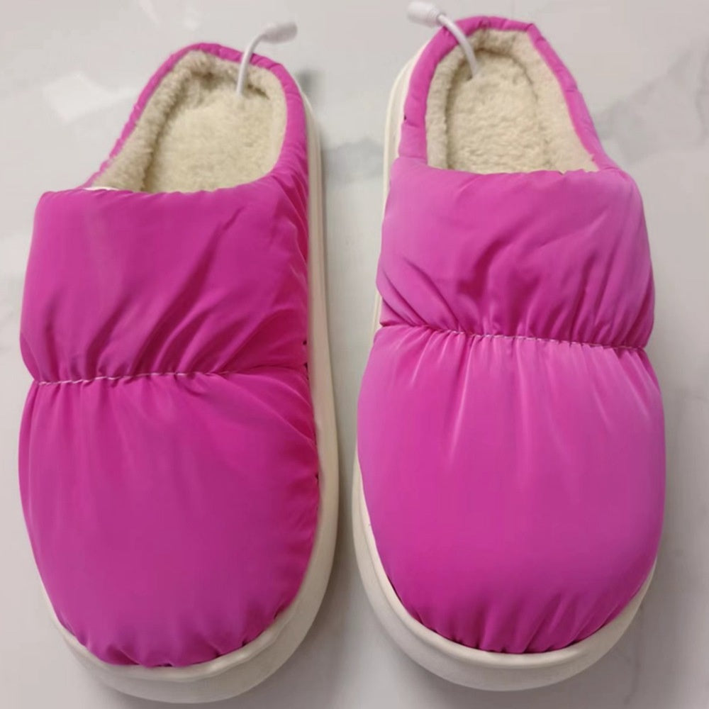New Women's USB Heating Down Slippers