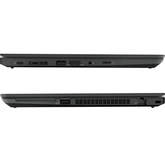 Lenovo Thinkpad T14 (Gen 1) bärbar dator, 14 tum HD (1366 x 768), Intel Core i5-10310, 1,7 GHz, 16 GB, 512 GB NVMe SSD, webbkamera, Windows 11 Pro, amerikanskt tangentbord (renoverat)