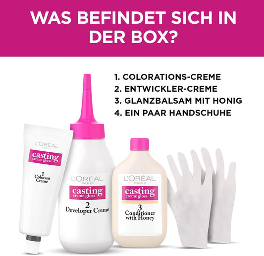 L'ORÉAL Casting Crème Gloss Hårfärg, 323 Mörk Choklad