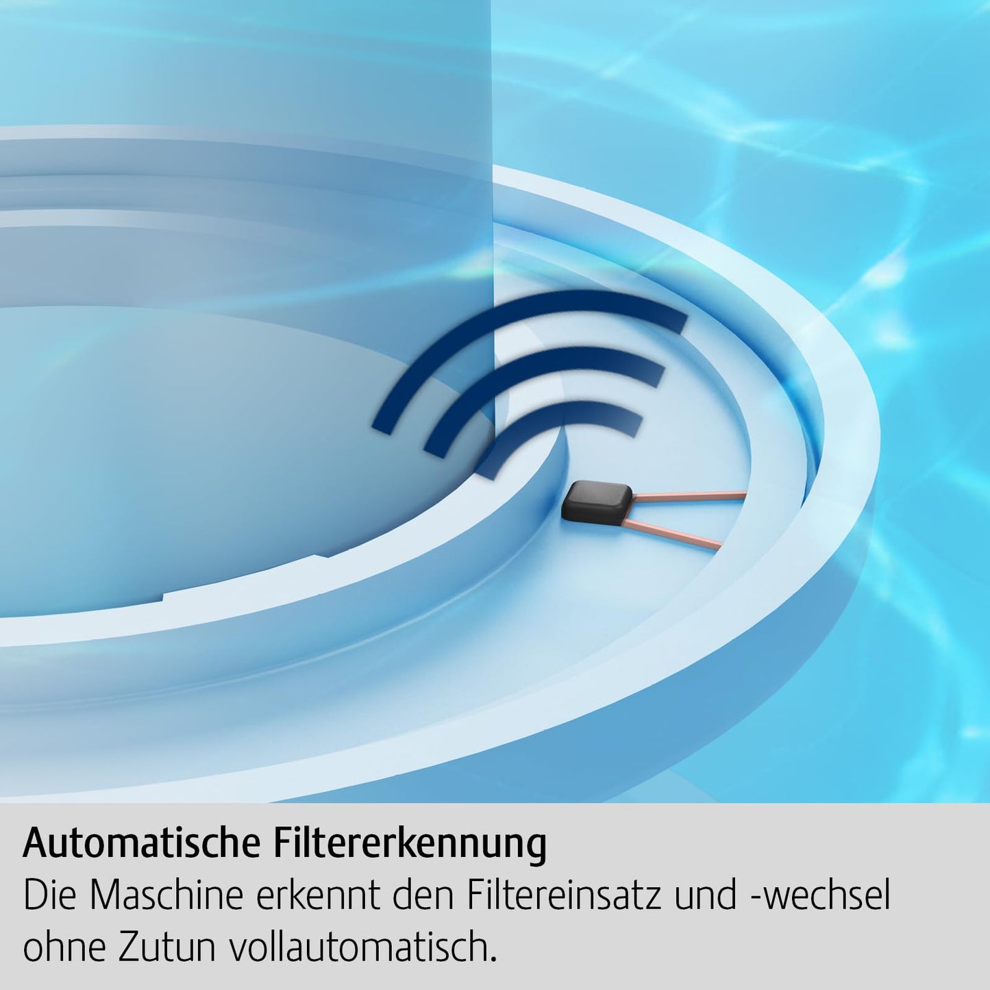 Jura 24233 Claris Smart+ filterpatron set med 3, plast, grå
