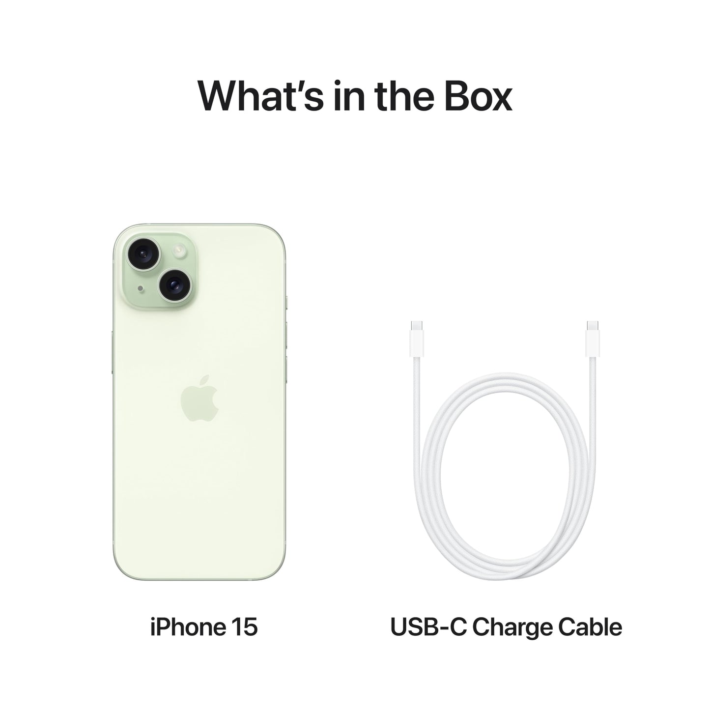 Apple iPhone 15 (128 GB) - grön