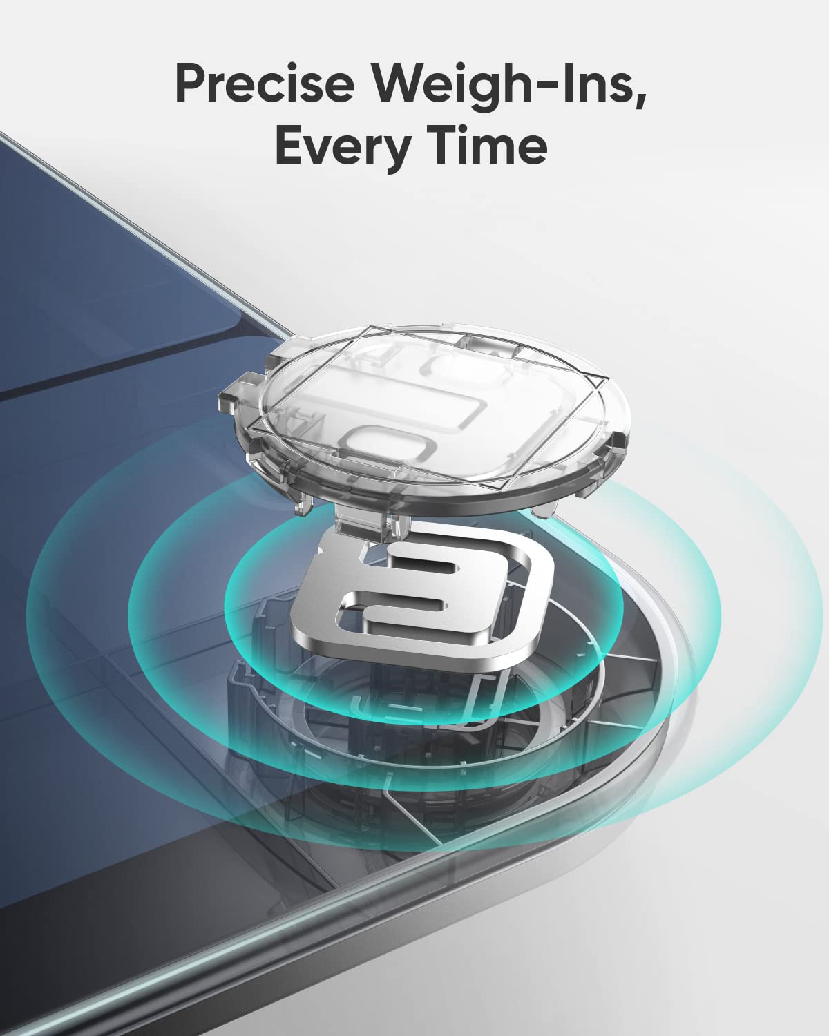 eufy Smart Scale P3 från Anker, intelligent träningsanalys, virtuellt 3D-kroppsläge, digital personvåg med Bluetooth, Wi-Fi och emojier, mäter och jämför 16 olika hälsomått som puls och BMI
