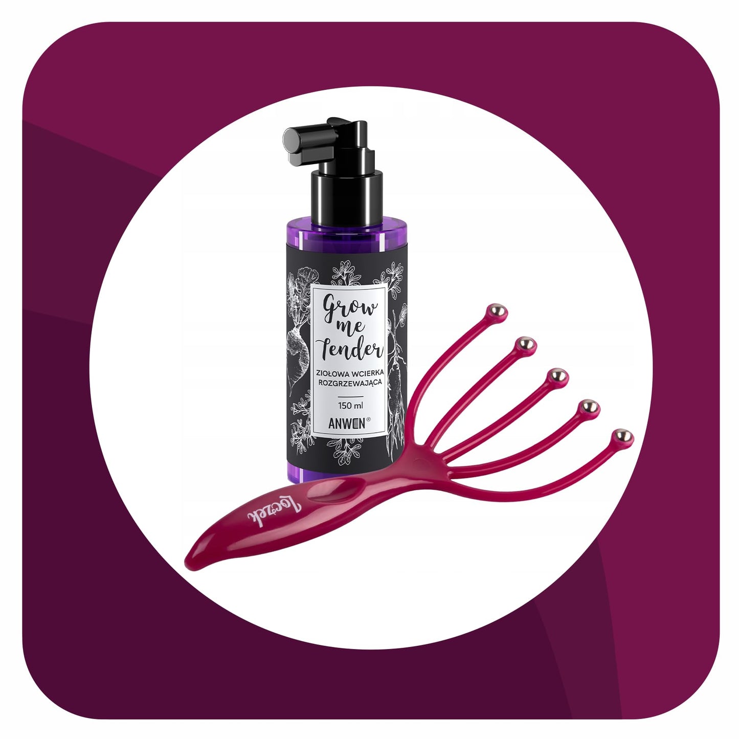 Anwen Grow Me Tender 150 ml Herbal Hair Loss Friction