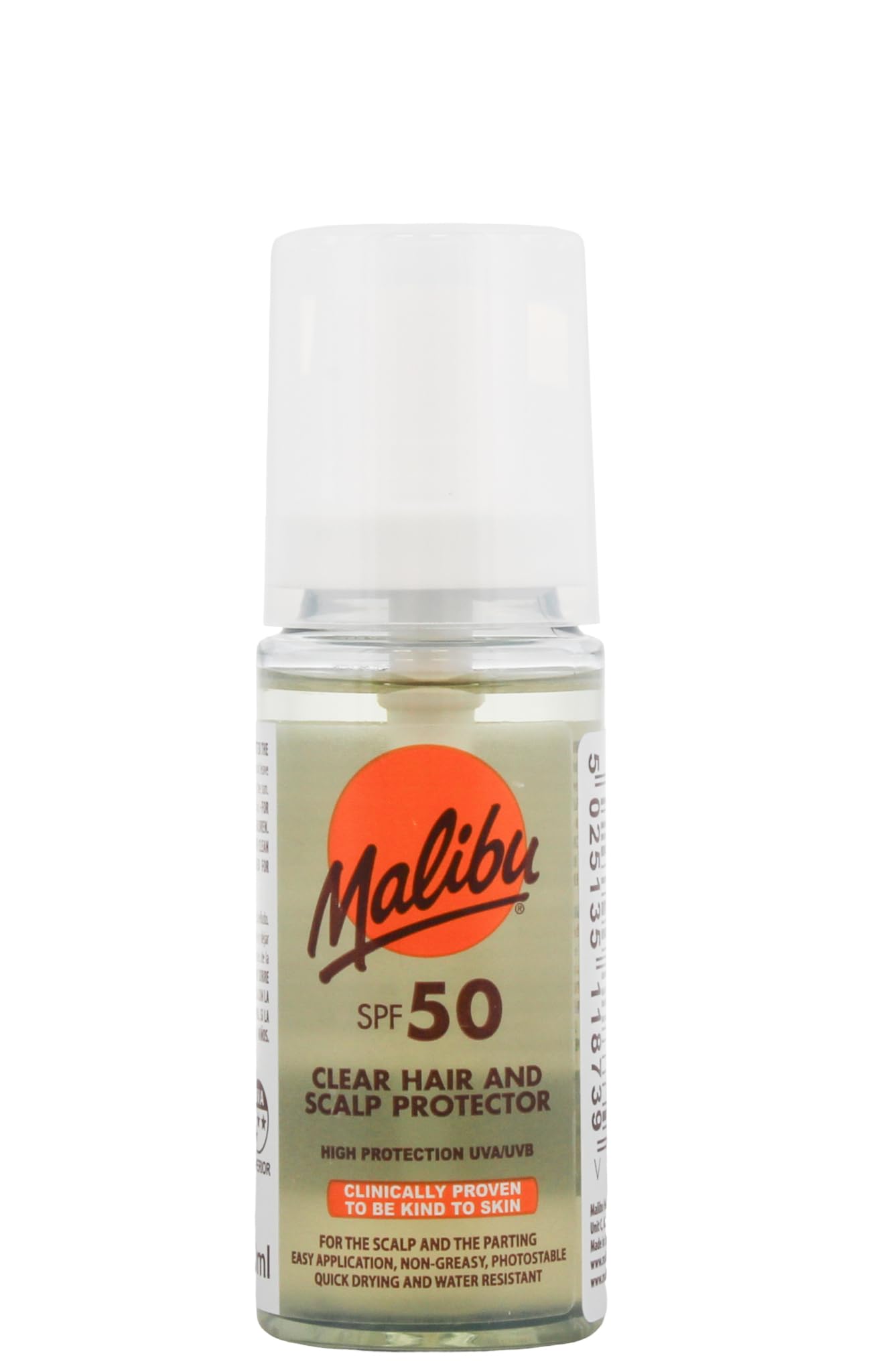 Malibu Clear Hair and Scalp Protector SPF 50 50ml
