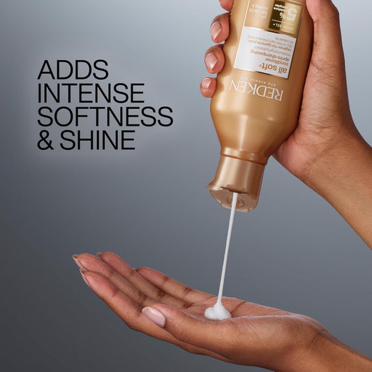 Redken All Soft P1996700 Hårbalsam, Guld, 500 ml