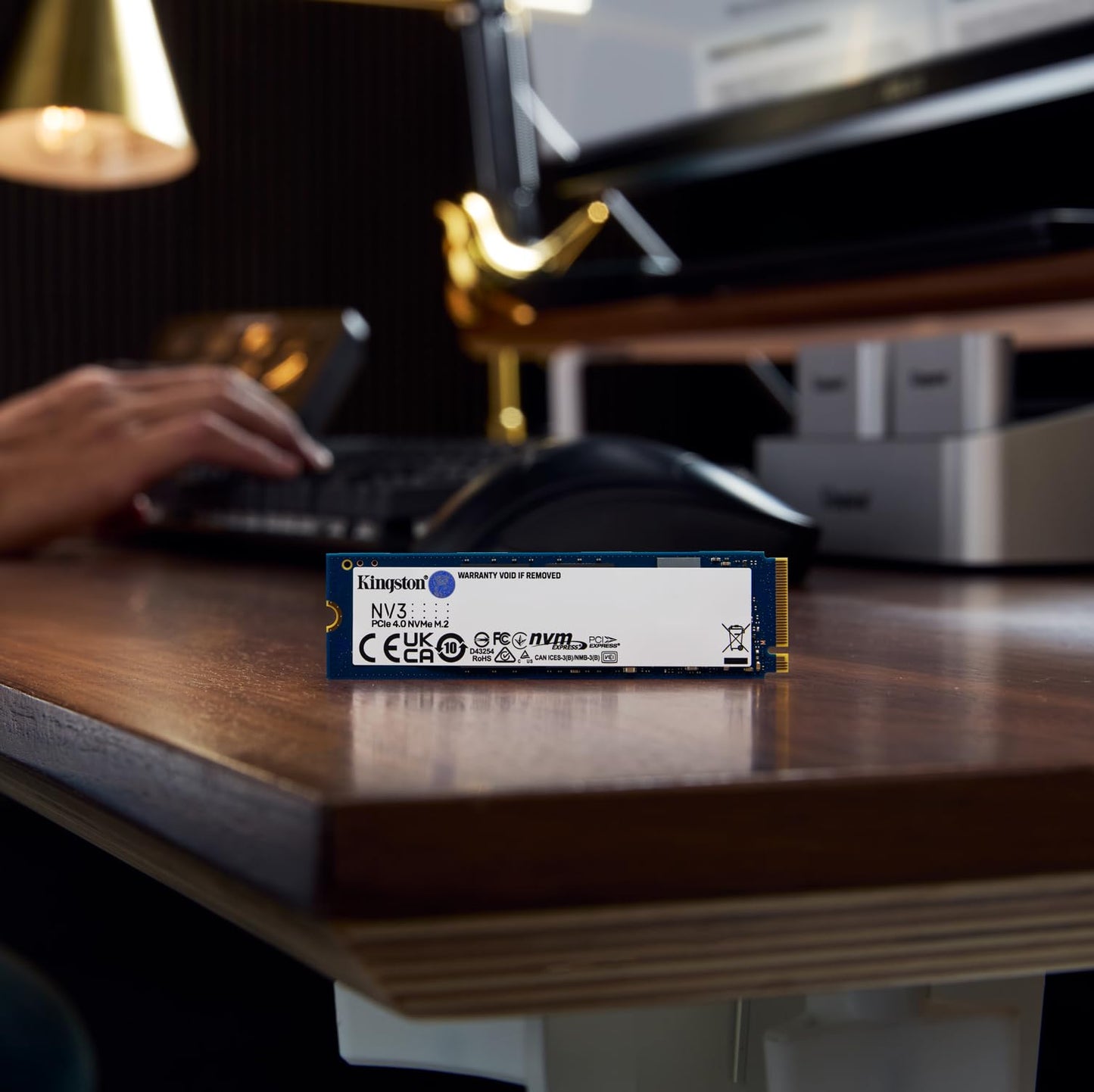 Kingston NV3 NVMe PCIe 4.0 Intern SSD 1 TB M.2 2280-SNV3S/1000G