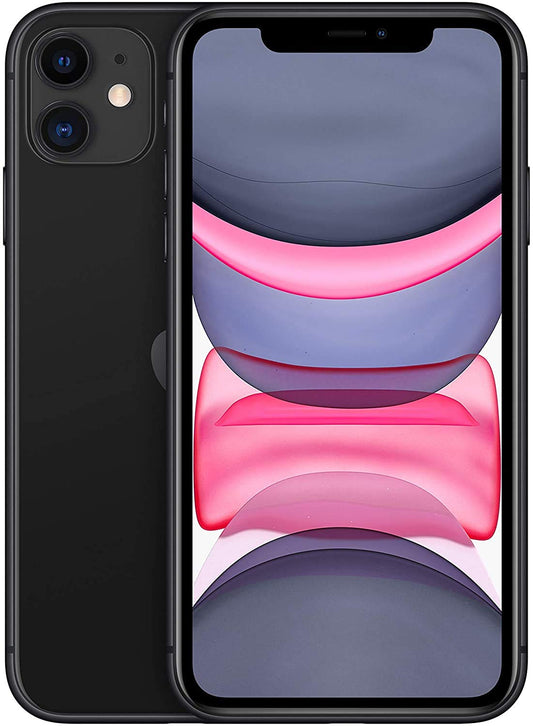 Apple iPhone 11, 64GB, Svart (Renoverad)