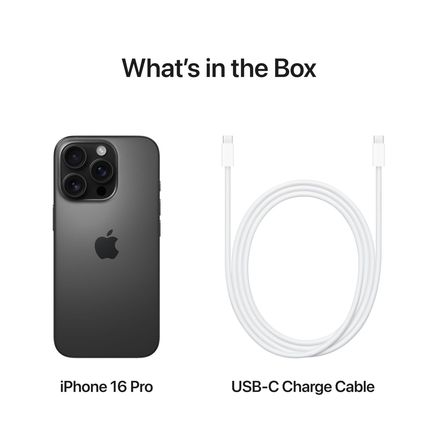 Apple iPhone 16 Pro (128 GB) - svart titan