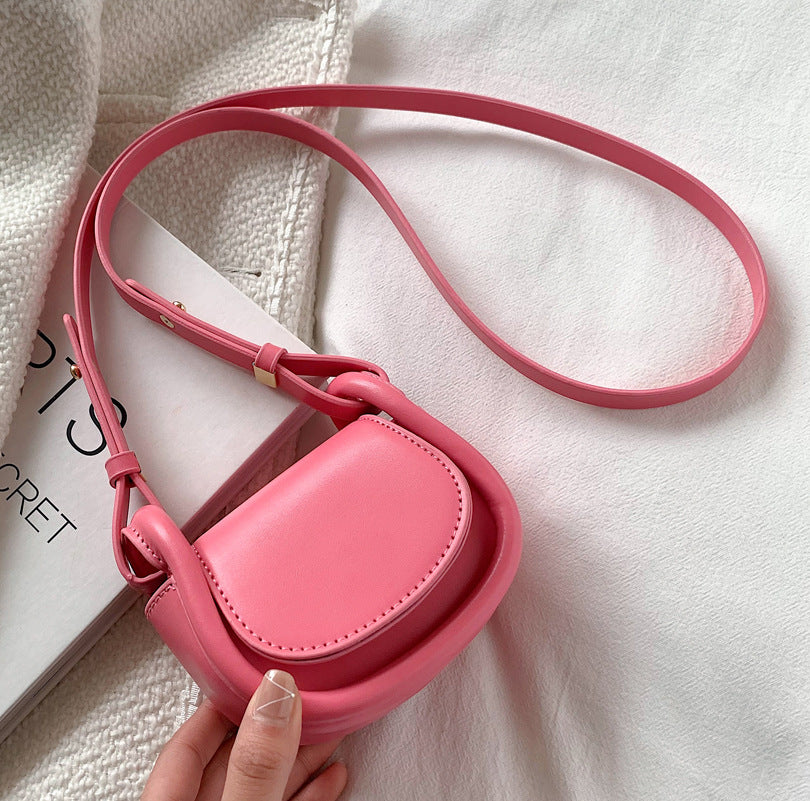 Women's New Textured One Shoulder Messenger Bag