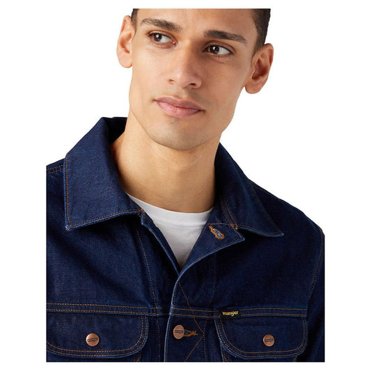Wrangler Denim jacka för män, Skölj, M