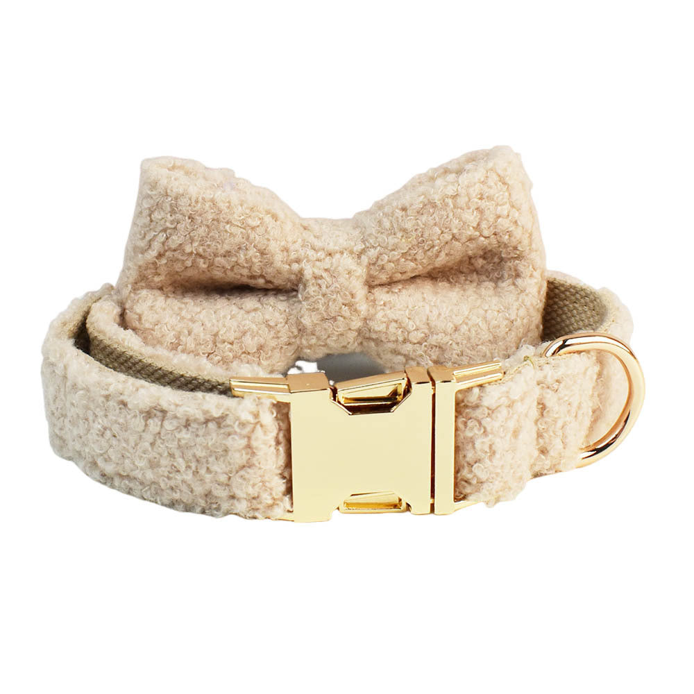 Creative And Minimalist Cream Style Pet Collar And Harness