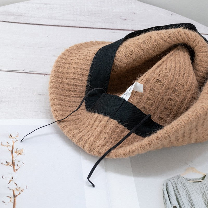 Women's Fried Dough Twists Knitting Casual Warm Hat