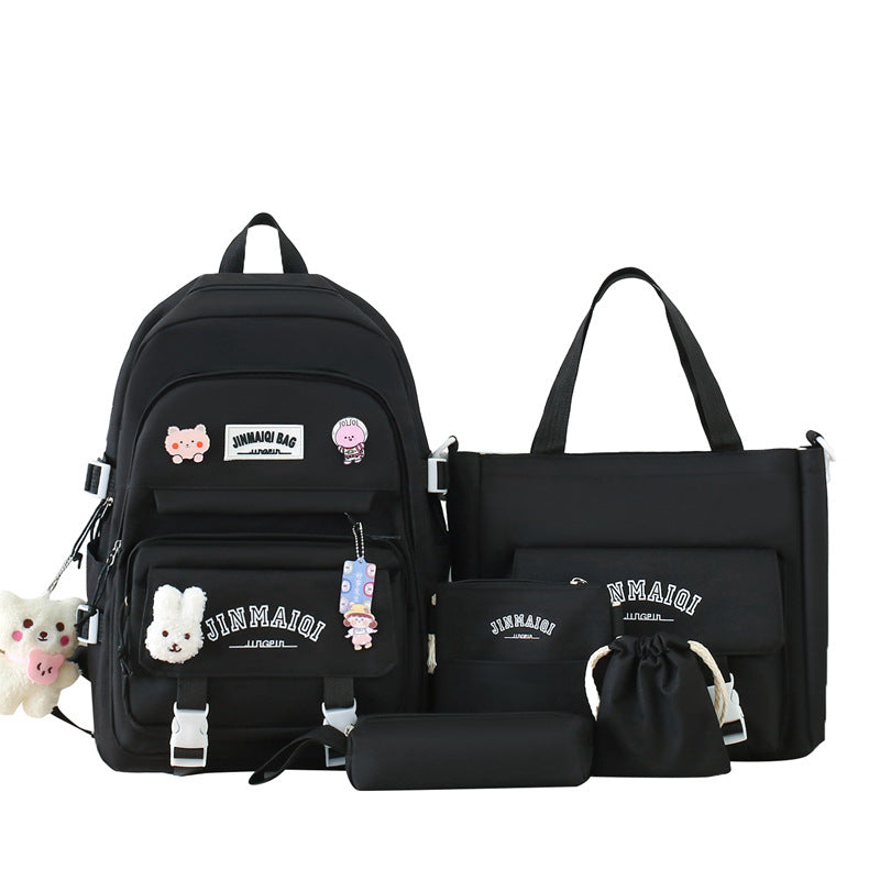 Schoolbag Large Capacity Simple And Lightweight Backpack