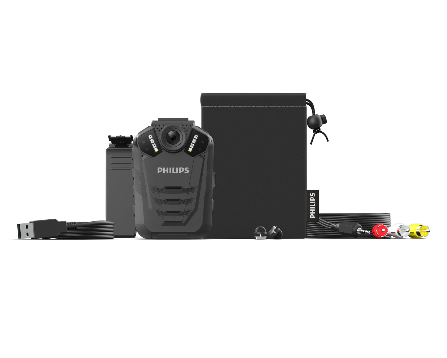 Philips DVT3120 kroppsinspelare HD-video- och ljudinspelning