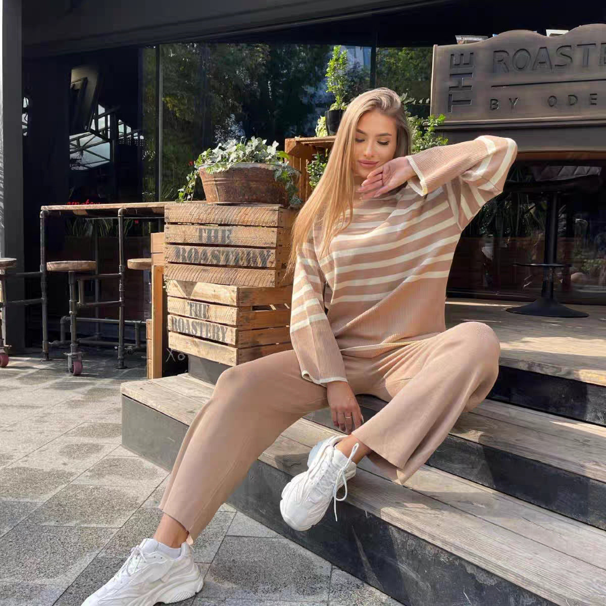 Loose Leisure Suit Long Sleeve Women's Clothing