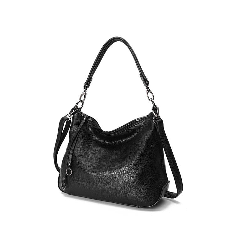 Crossbody Bag Closed-toe Layer Cowhide Portable