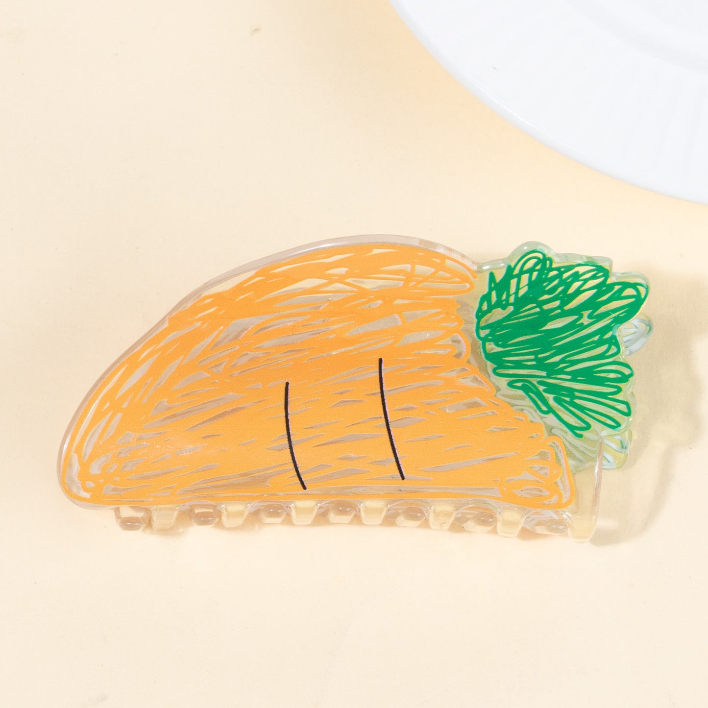 Portable Korean Creative Fruit Transparent Grip