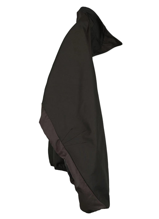 Stand Collar Oblique Zipper Jacket