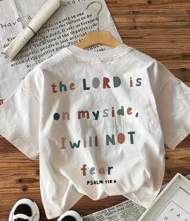 T-shirt With Letter Print