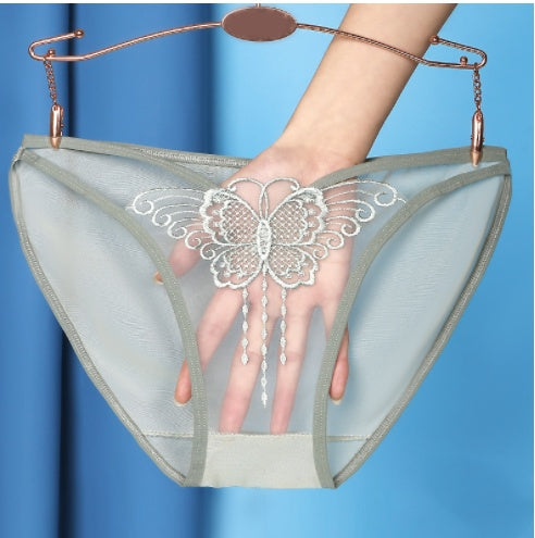 Butterfly High Elastic Breathable Transparent Briefs