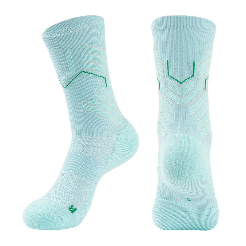 Men's New Mid Barrel Elite Basketball Socks