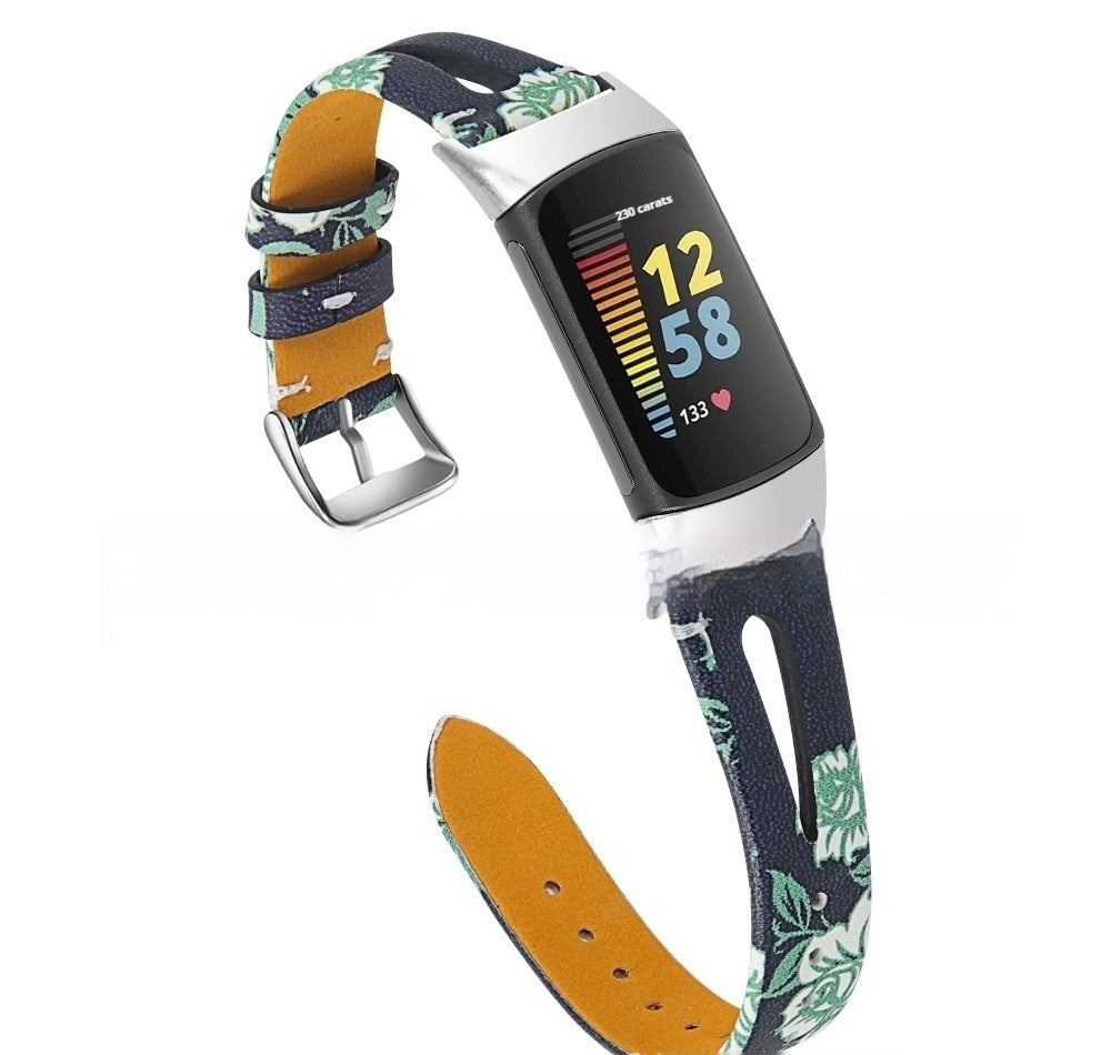 Suitable For Hollow Out Leather Watchband