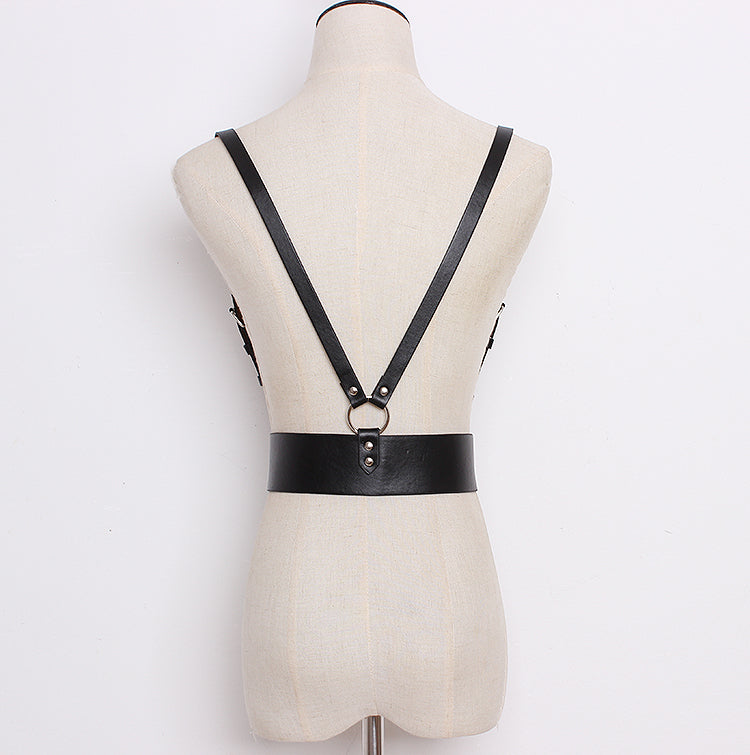 Decoration, Suspender Belt, Wide Belt, Dress All-match, Suspender-style Waist Belt