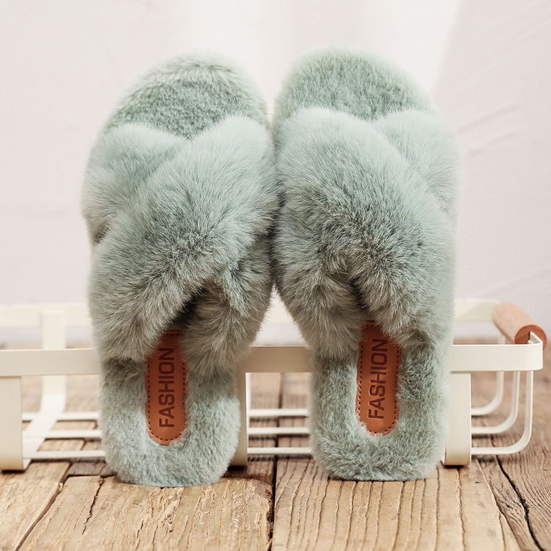 Cotton Slippers Female Cute Net Red Ins