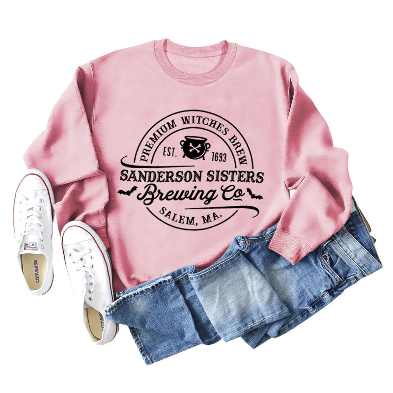 Alphabet Printed Autumn And Winter Bottomed Long Sleeve
