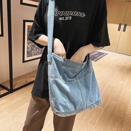 New Ins Fashion Denim Shoulder Bag