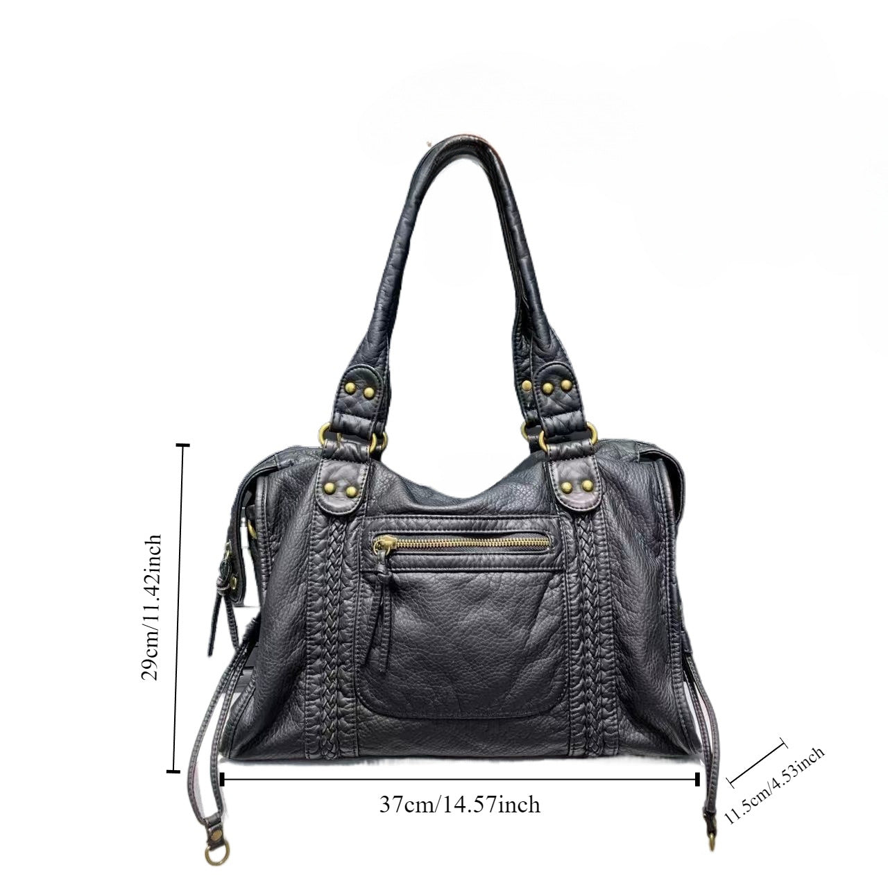 Women's Soft Leather Vintage Tote Bag Shoulder Messenger Bag