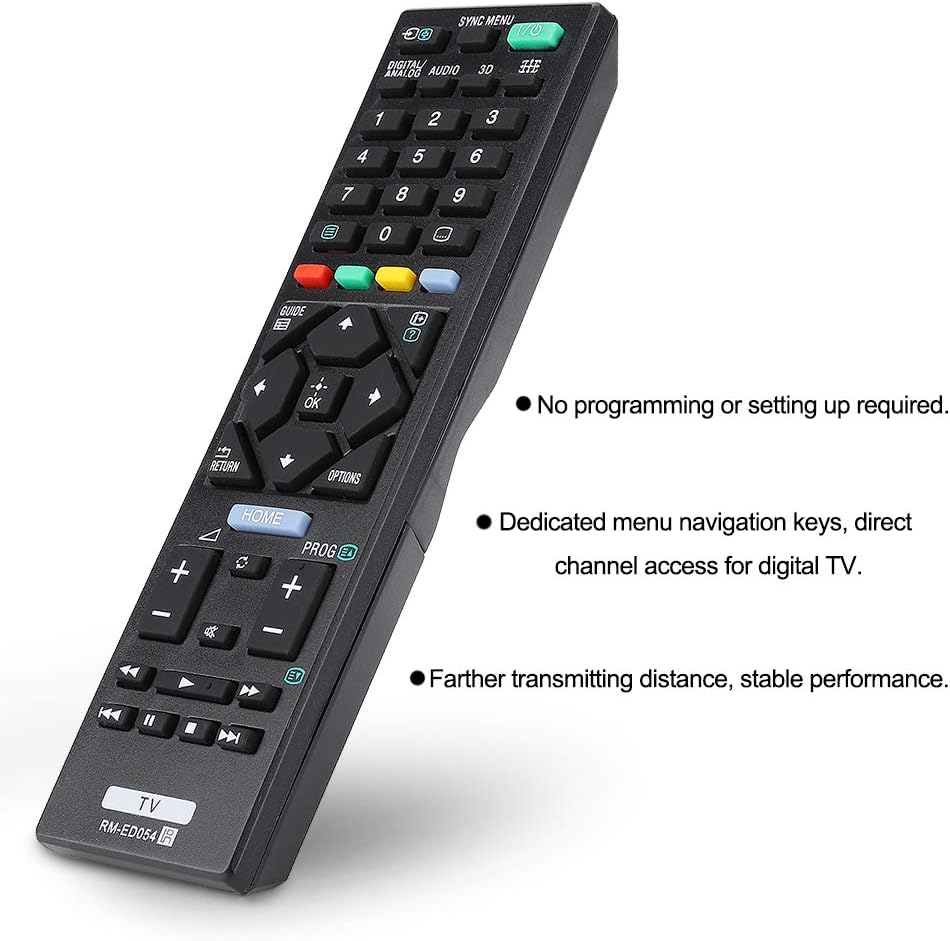 Fjärrkontroll Rm Ed054 Rmed054 Bravia Tv Controller Tv Rm Edo54 Ersättning Smart Tv Fjärrkontroll Tv, Video Och Hemmabio För Rm Ed054