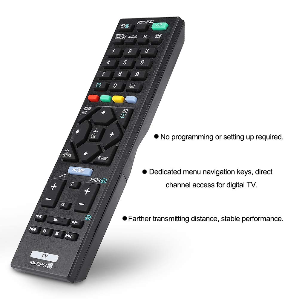 Fjärrkontroll Rm Ed054 Rmed054 Bravia Tv Controller Tv Rm Edo54 Ersättning Smart Tv Fjärrkontroll Tv, Video Och Hemmabio För Rm Ed054