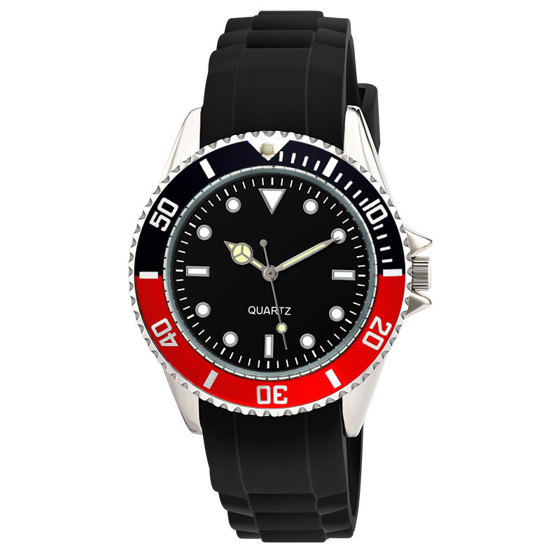 New Silicone Luminous Watch Fashion Waterproof Quartz Watch