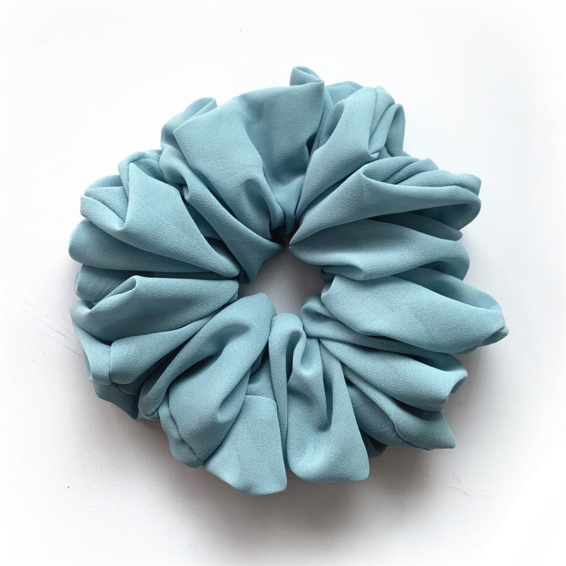 Chiffon Monochrome Bottoming Large Intestine Ring