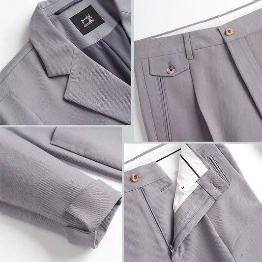 Japanese Style Draping Casual Suit Men's Loose