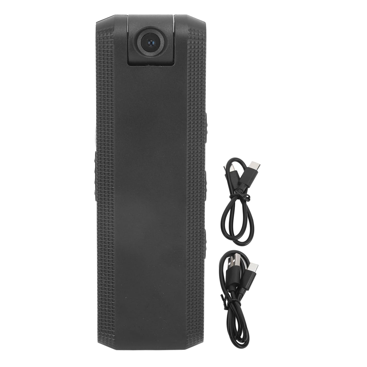 Body Camera Mini Bodycam, 1080p HD Portable Camera, Wearable Personlig Videokamera med 180 ° Roterande Lins, Nattvision för Vlogging, Plog, Sport, Resor