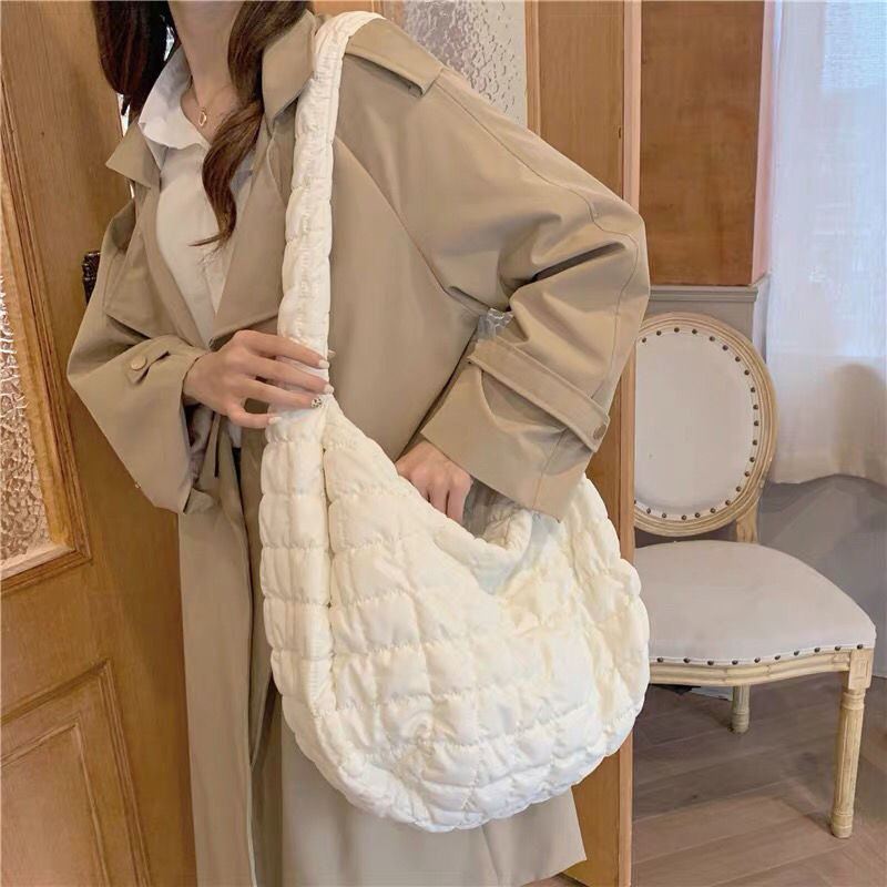 Pleated Casual Cool Shoulder Messenger Bag