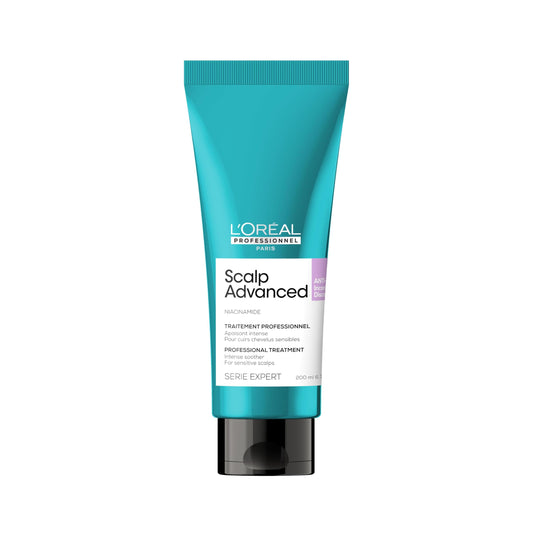 L'Oréal Professionnel Vårdbehandling för att lugna känslig hårbotten, Scalp Advanced, Anti-Discomfort Intense Soother Behandling, 200 ml