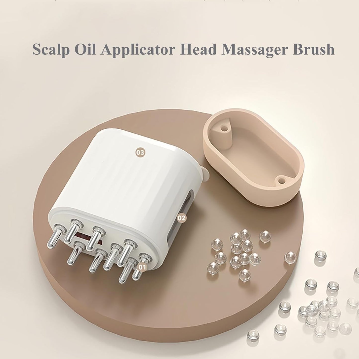 Electric Hair Oil Applicator and Scalp Massager 2 in 1,Opossum Hair Oil Applicator,Scalp Massager Hair Growth,Scalp Oil Applicator Head Massager Brush for Salon Care