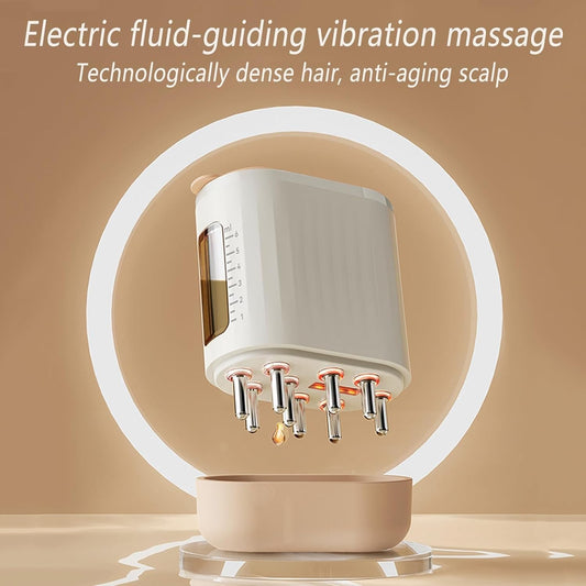 Electric Hair Oil Applicator and Scalp Massager 2 in 1,Opossum Hair Oil Applicator,Scalp Massager Hair Growth,Scalp Oil Applicator Head Massager Brush for Salon Care