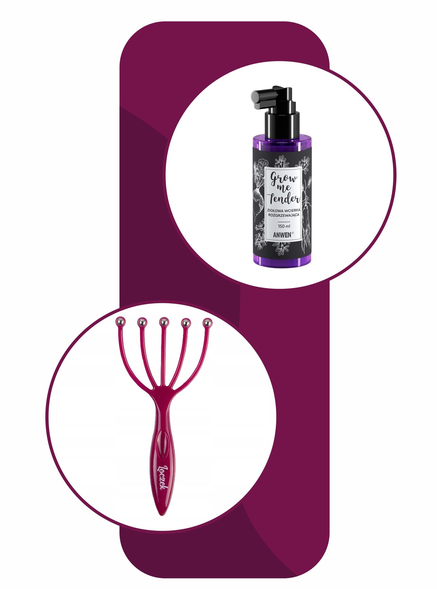 Anwen Grow Me Tender 150 ml Herbal Hair Loss Friction