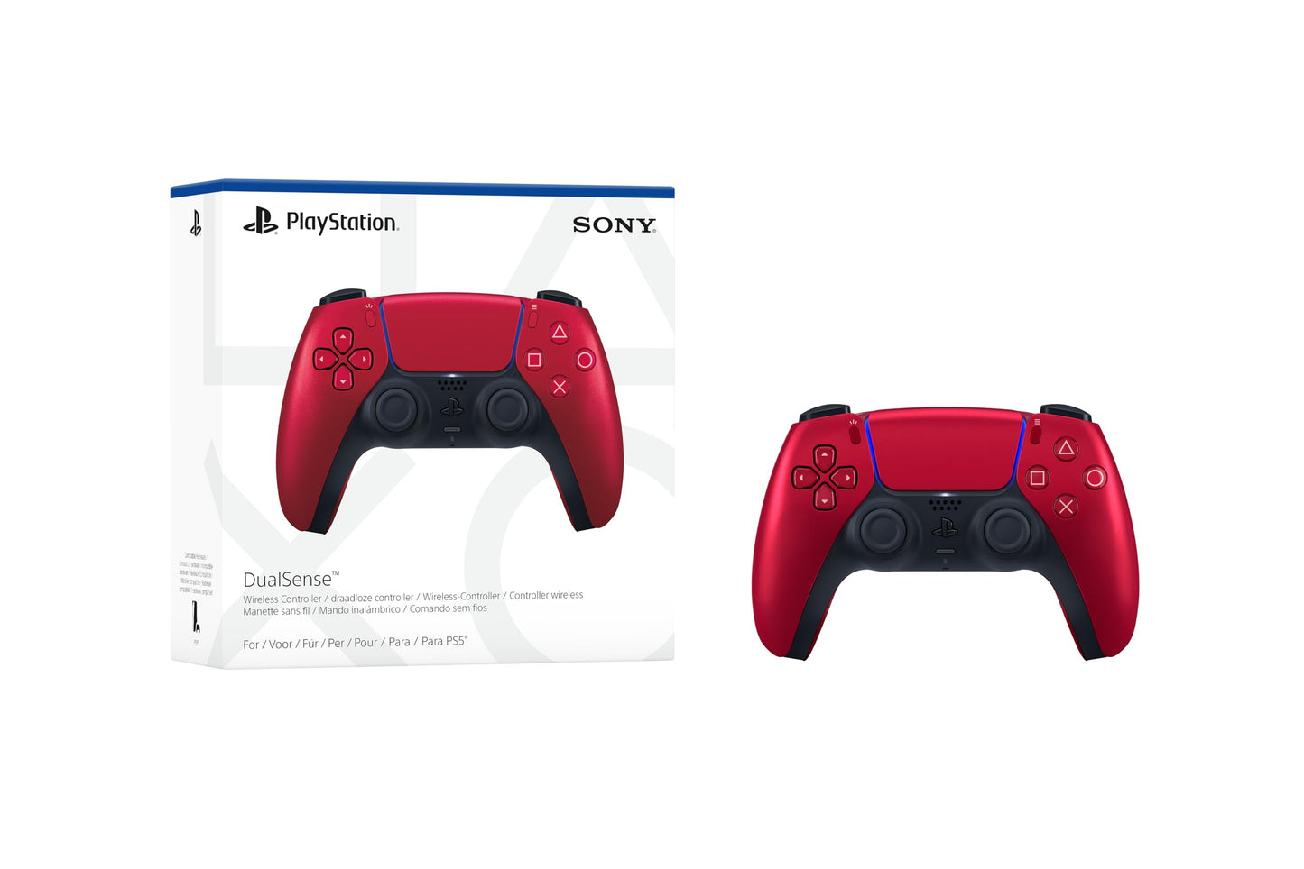 PS5 DualSense Volcanic Red