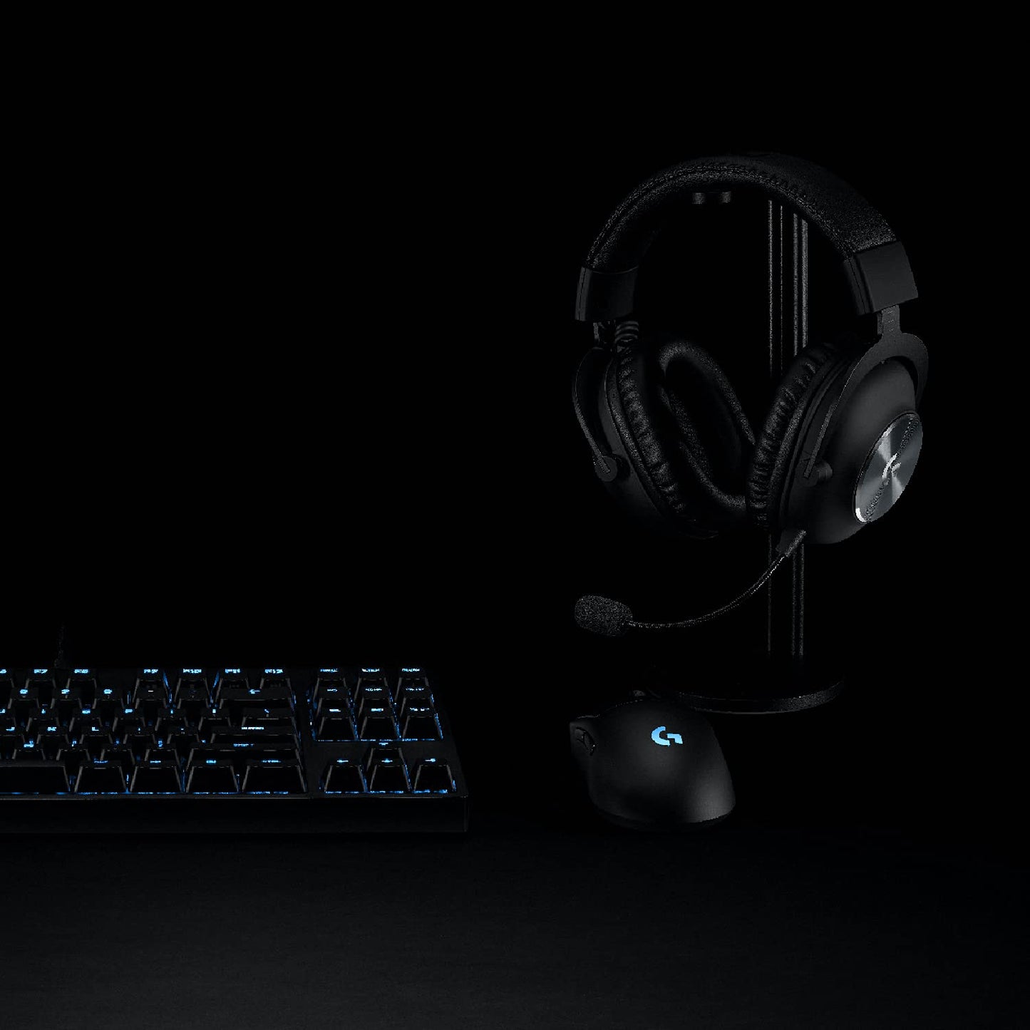Logitech G PRO X Wireless LIGHTSPEED Spelheadsetet med Blue VO!CE-mikrofonfilterteknik, PRO-G-högtalarelement på 50mm, DTS Headphone: X 2.0, 20+ timmars batteritid, PC, PS5, PS4, Switch - Svart