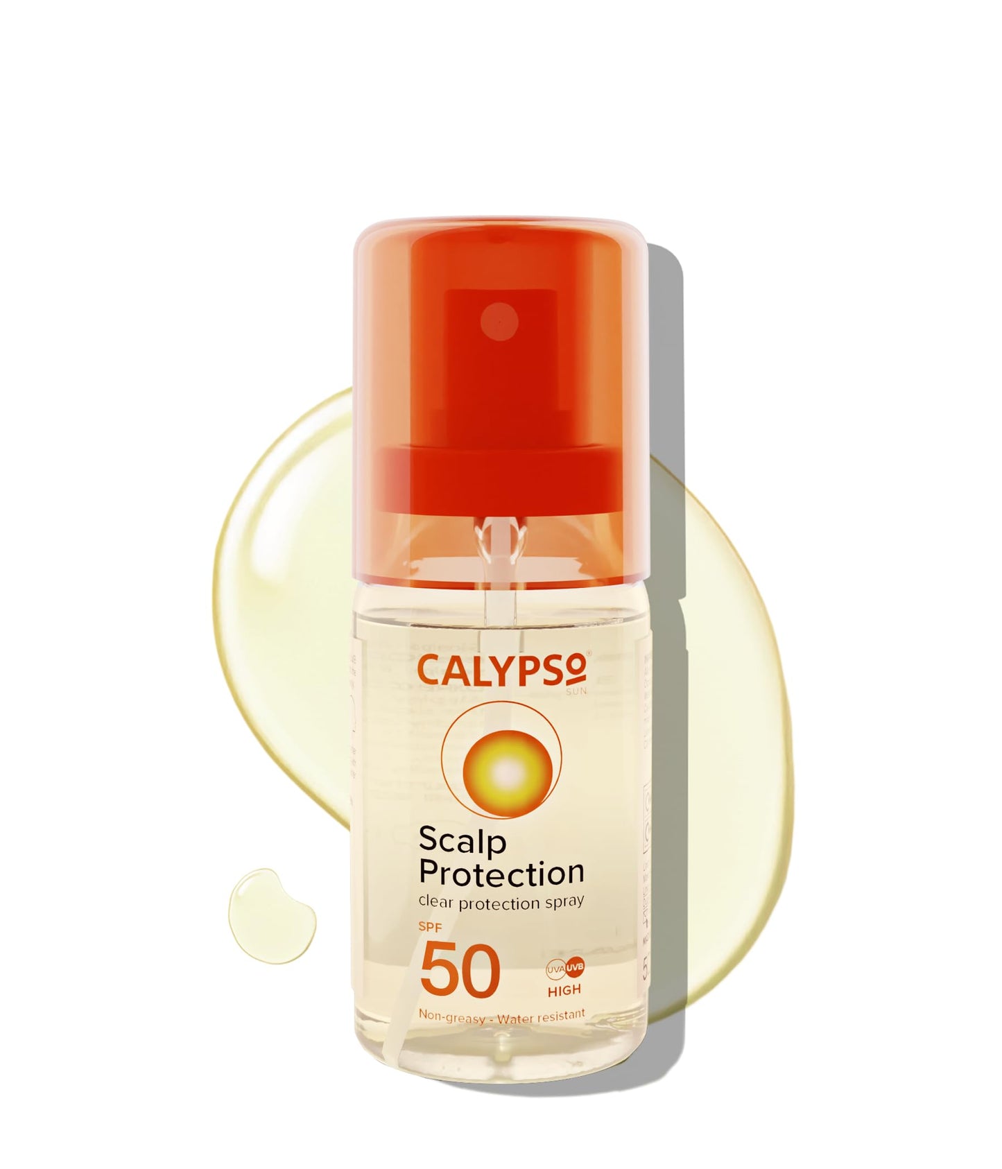 Calypso Skyddande hårbottenspray SPF50 | Högt skydd för hårbotten och rand | 50 ml | CALD50SCA, klar